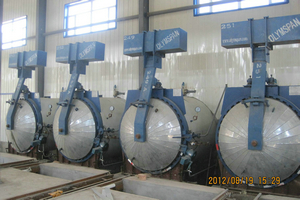 Industrial Insulated AAC Autoclave With Autoclaved Aerated Concrete Block