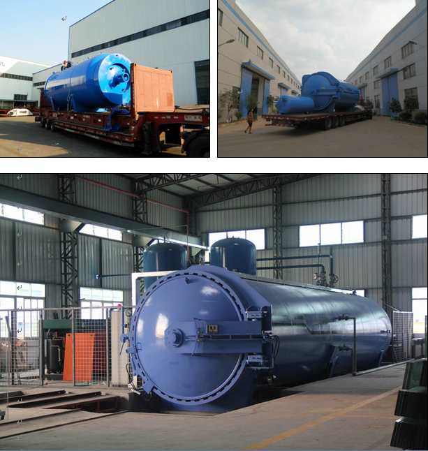 Horizontal High Pressure Composite Autoclave Pressure Vessel Of Aircraft Making