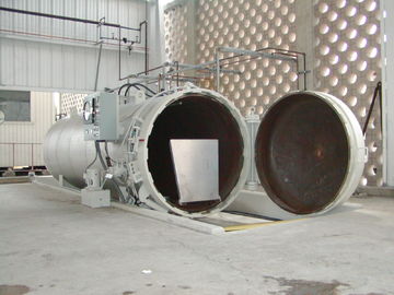 China Chemical Concrete Autoclave with PLC control and hydraulic pressure door supplier