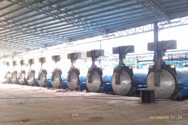 China Glass / Brick Industrial Concrete Autoclave Φ2.68M / AAC Block Equipment supplier
