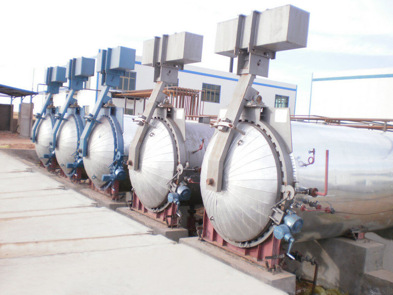 Wood Chemical AAC Industrial Autoclave Equipment 2.68 × 31m , 1.5Mpa Pressure