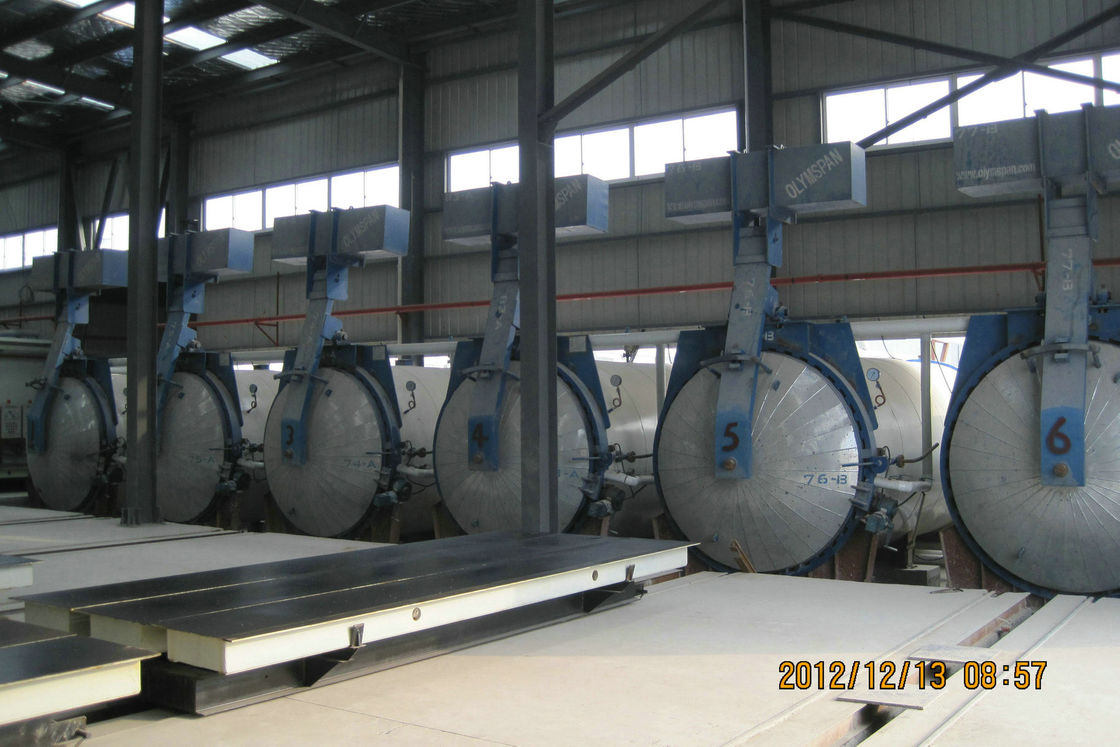 Industrial Insulated AAC Autoclave With Autoclaved Aerated Concrete Block ASME standard