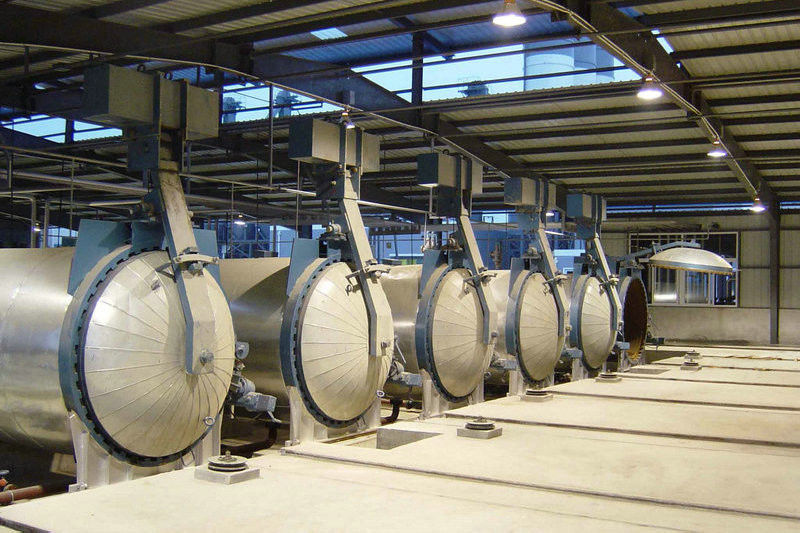 AAC Chemical Autoclave With Saturated Steam And Condensed Water With High Pressure And Temperature