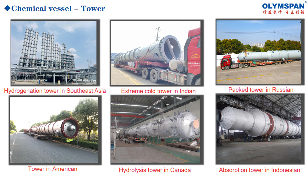 High Efficiency Chemical Column Waste Gas Scrubber Tower  Corrosion Protection