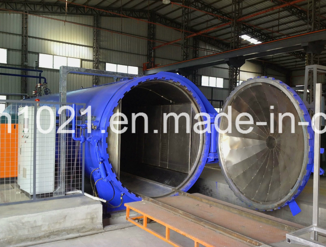 Advanced AAC Autoclave 2-3 Cycles Working Cycle 204 Degrees Celsius Design Temperature