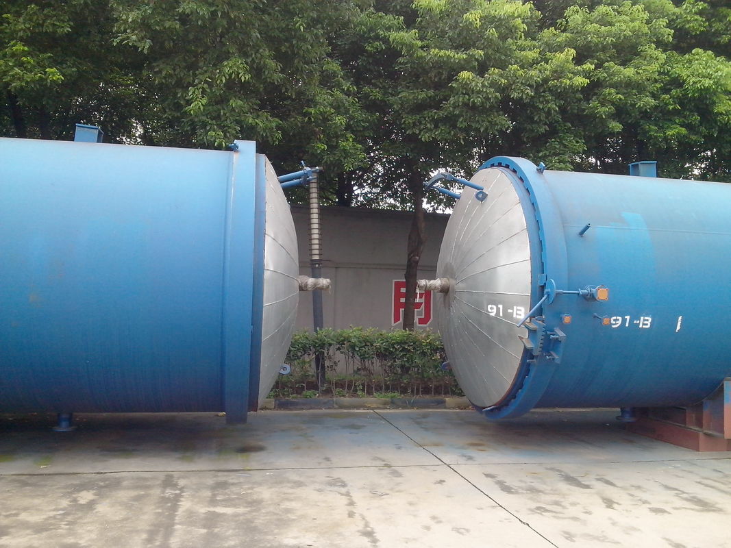 High pressure wood Autoclave For Wood Plant size 3.2m × 31m with one or two doors