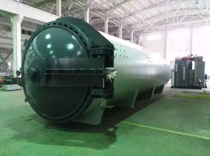 Glass Laminating Autoclave With Electrial Hydraulic Pressure Opening